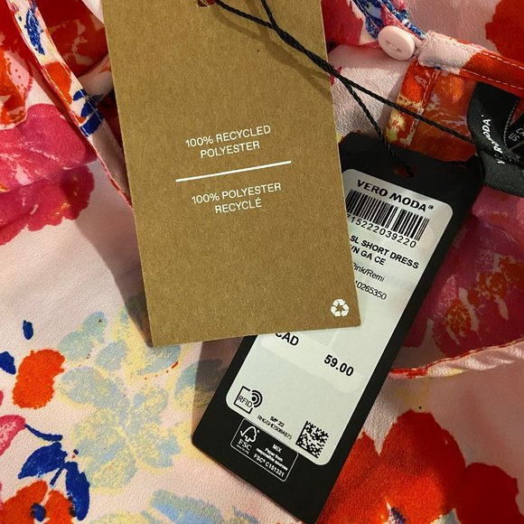 #VeroModa NWT•S Mini Dress - Picture 6 of 6